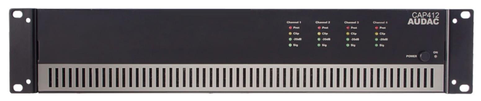 AUDAC CAP412 4x120W 100V 4 KANAL POWER AMFİ