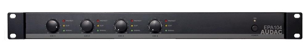 Audac EPA104 Dört Kanallı Class D Amfi 4 X 100W 4 Ohm + Crossover