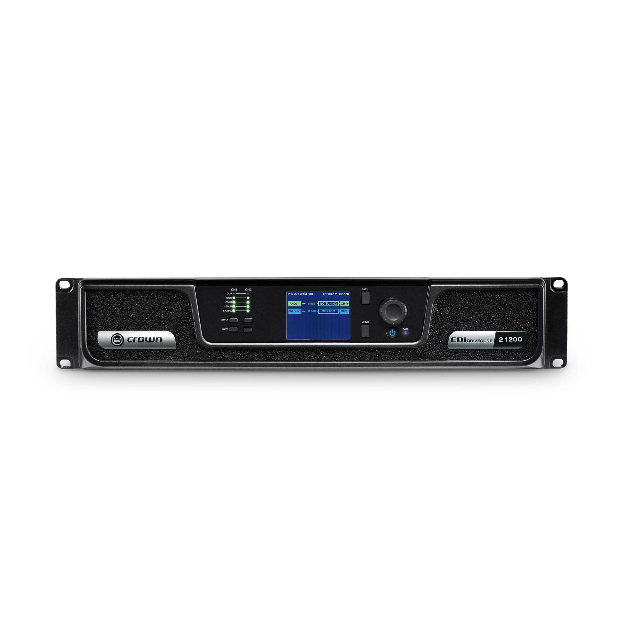 Crown CDI 2/1200 2x1200W 4Ohm/8Ohm - 70V/100V Güç Amfisi
