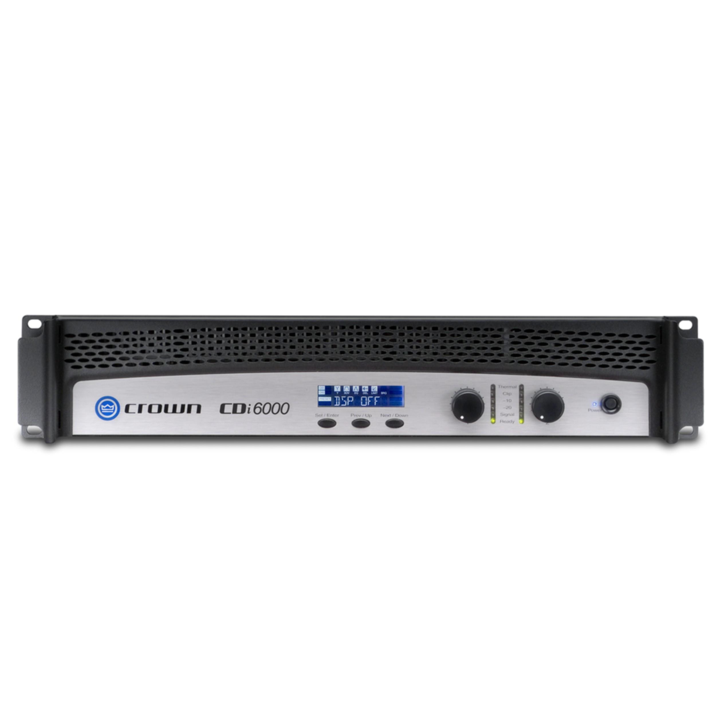 Crown CDI 6000 2x2100W / 4 Ohm - 2x650W / 8 Ohm 70V/100V/140V Güç Amplifikatörü