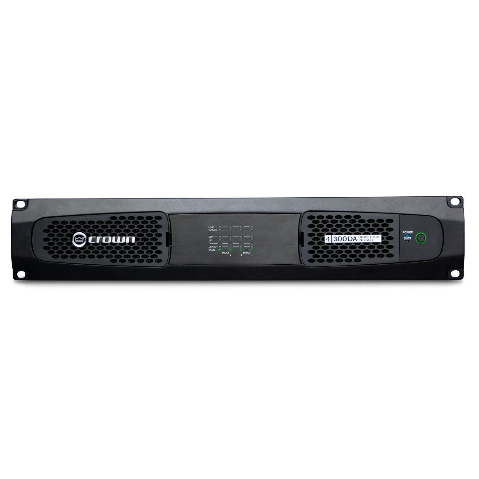 Crown DCi 4|300DA 4x300W 4Ω/8Ω - 70V/100V Güç Amfisi