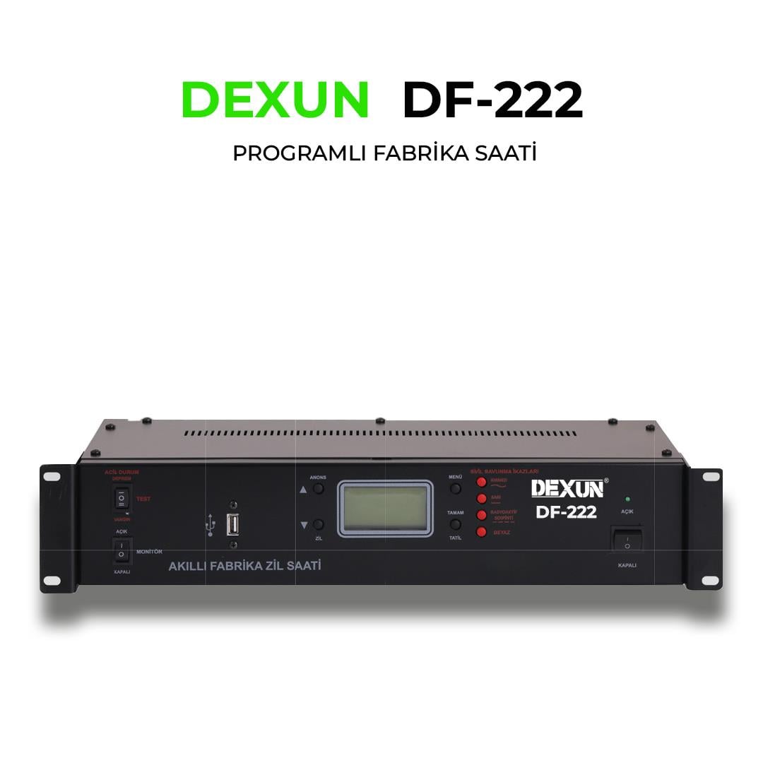 Dexun DF-222 PROGRAMLI FABRİKA SAATİ