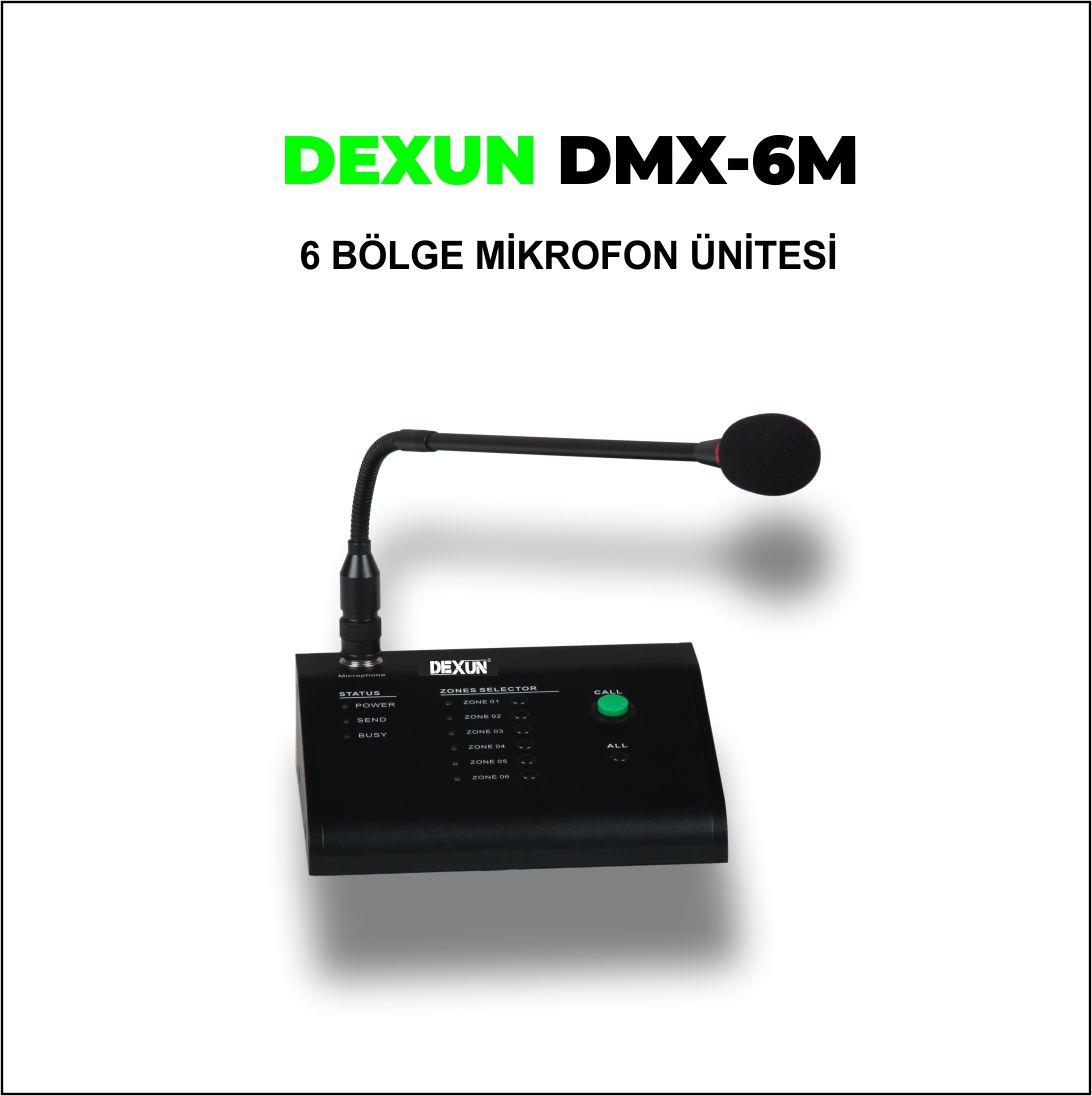 Dexun DMX–6M MATRİX 6 BÖLGE MİKROFON ÜNİTESİ