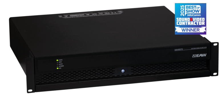 EAW UXA4807D 4 GİRİŞ 8 ÇIKIŞ  750W @ 4 OHM  AMPLİFİKATÖR