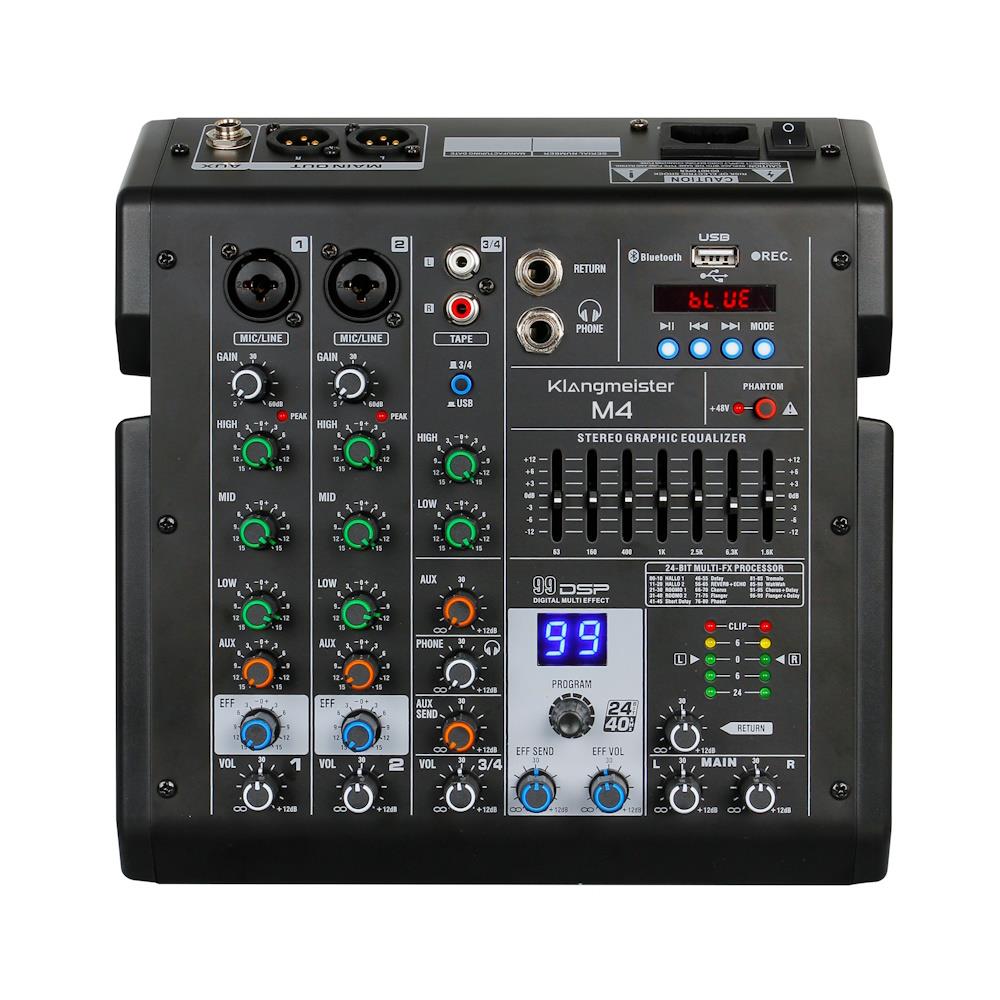 KLANGMEİSTER M4 4 KANAL ANALOG MİKSER