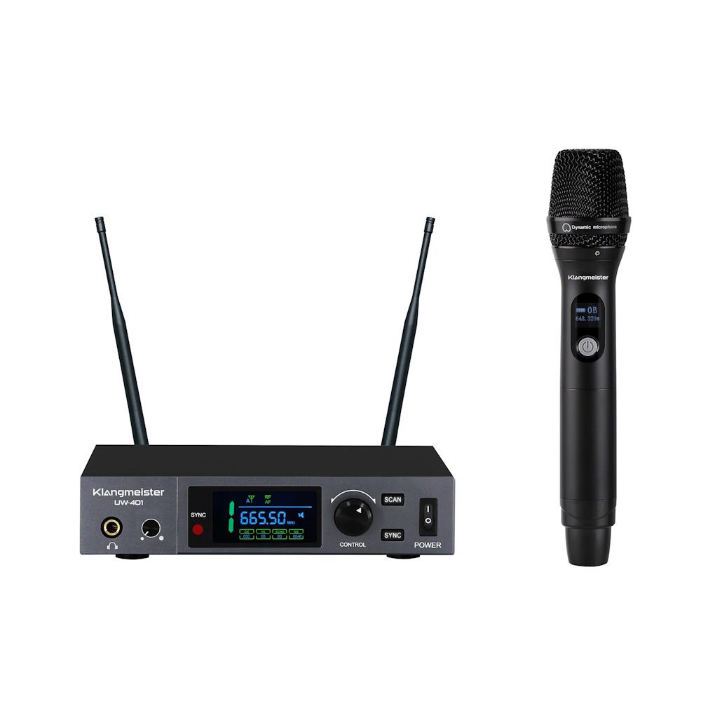 KLANGMEİSTER UW-401E TELSİZ EL MİKROFONU