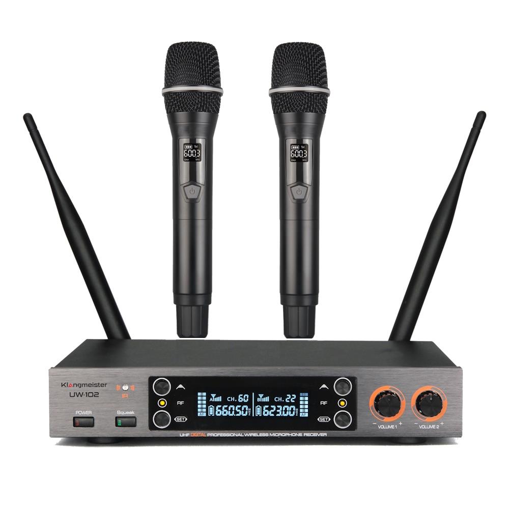 KLANGMEİSTER  UW-102EE EL-EL TELSİZ MİKROFON