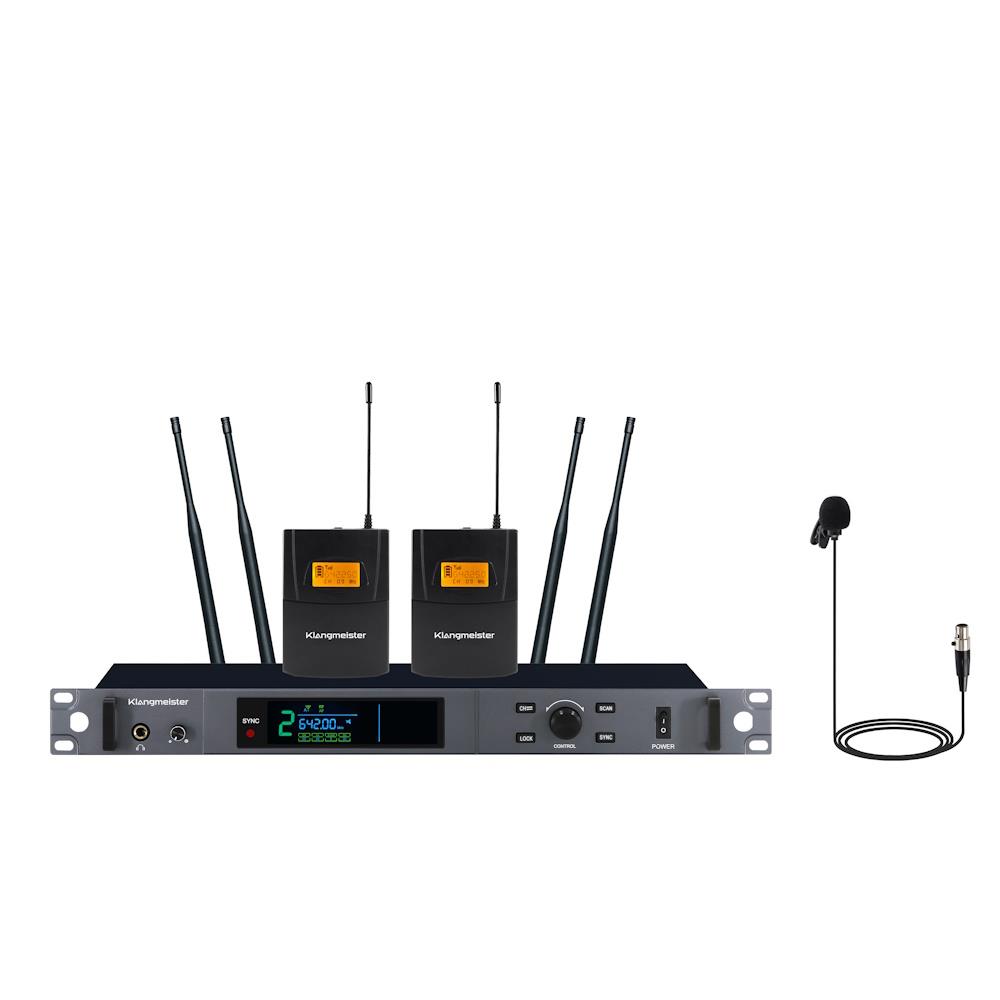 KLANGMEİSTER UW-402YY YAKA-YAKA TELSİZ MİKROFON