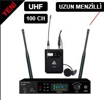 KLANGMEİSTER UW-501Y UHF UZUN MENZİLLİ TEK YAKA TELSİZ MİKROFON