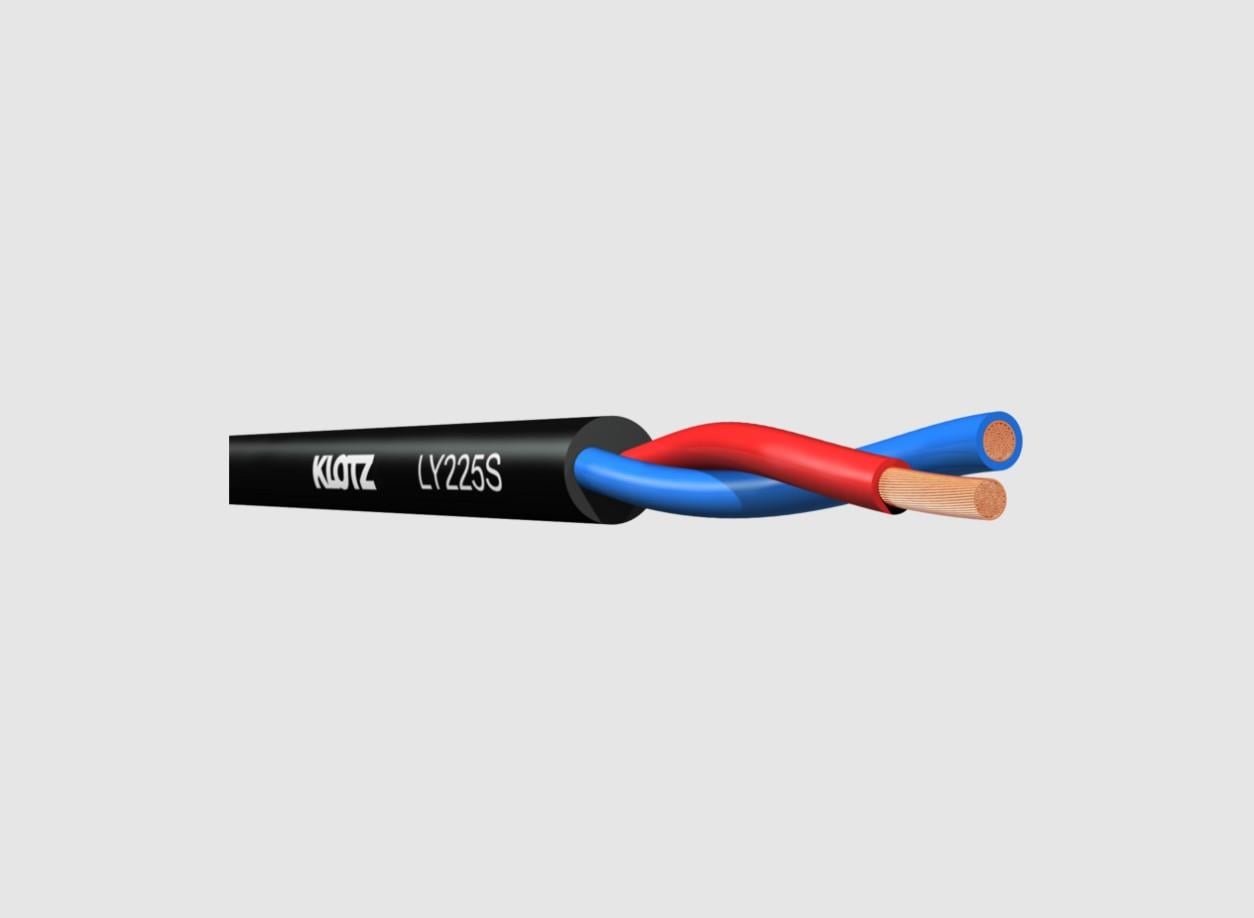 Klotz LY225S.100 2 x 2.5 mm² PVC HOPARLÖR KABLOSU