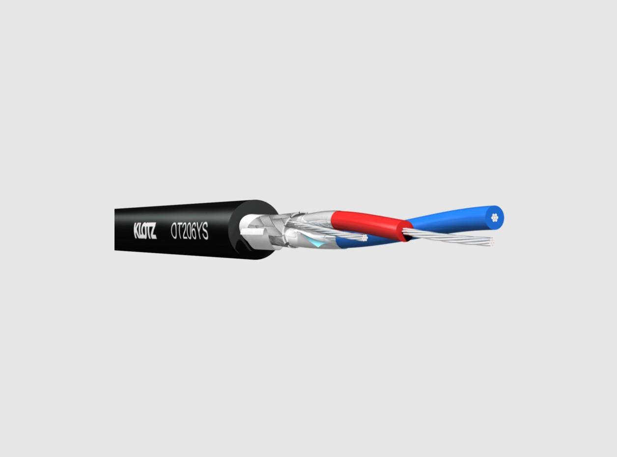 Klotz OT206YS.100 2 x 0.22 mm² PVC MİKROFON KABLOSU