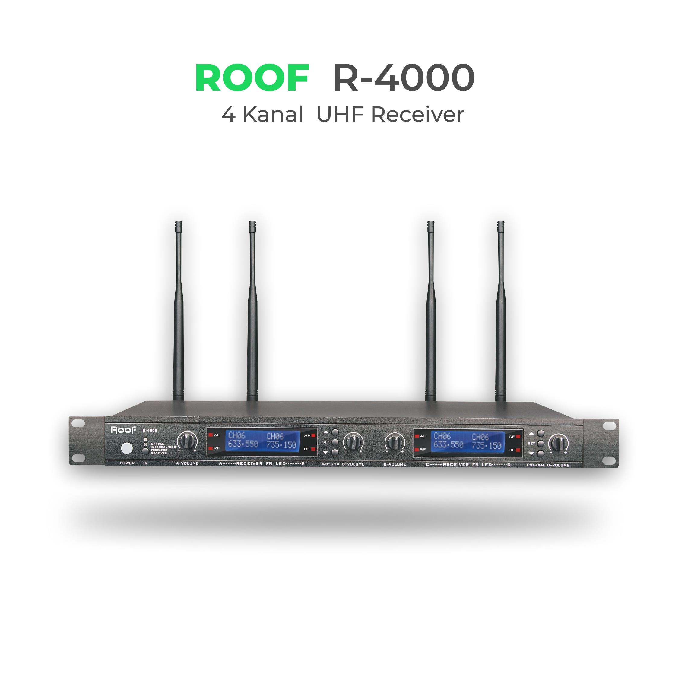 KÖNİG R-4000 4 KANAL UHF RECEİVER