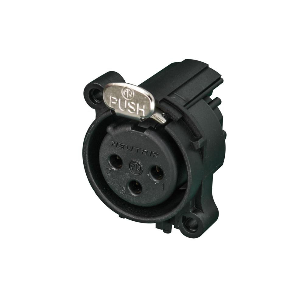 Neutrik NC3FAAH 3 Pin Şase Tipi Dişi XLR Konnektör
