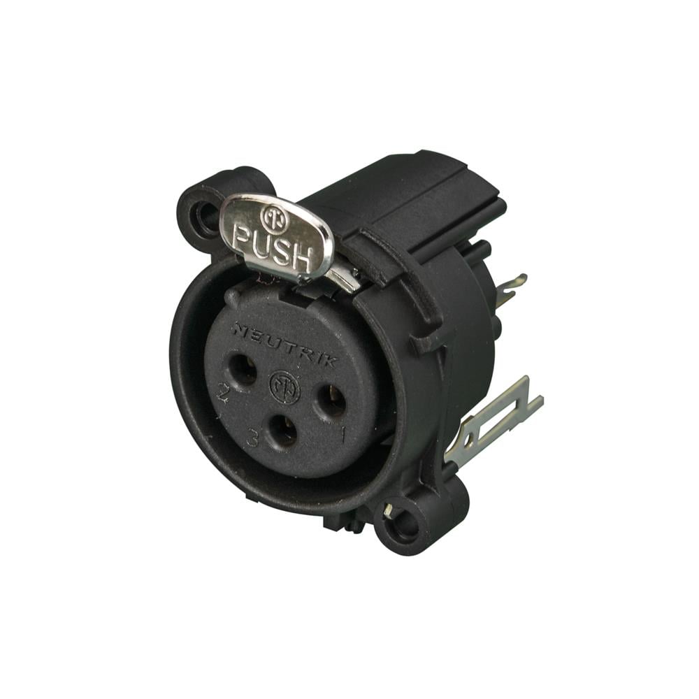 Neutrik NC3FAV2 3 Pin Şase Tipi Dişi XLR Konnektör