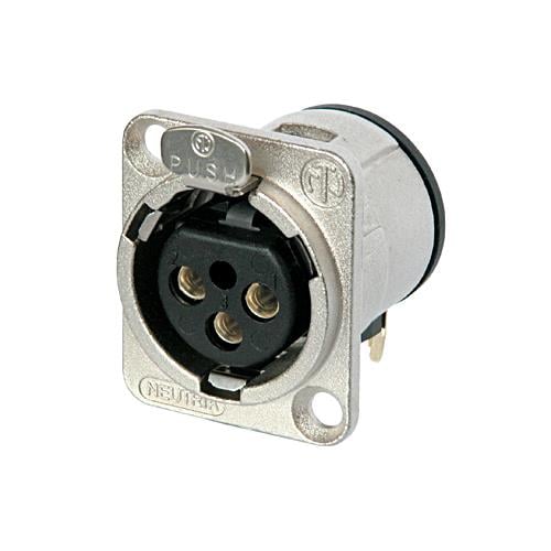 Neutrik NC3FD-H 3 Pin Şase Tipi PCB Dişi XLR Konnektör
