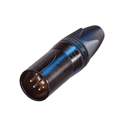Neutrik NC5MXX-B 5 Pin Nikel Gövdeli Erkek XLR Konnektör