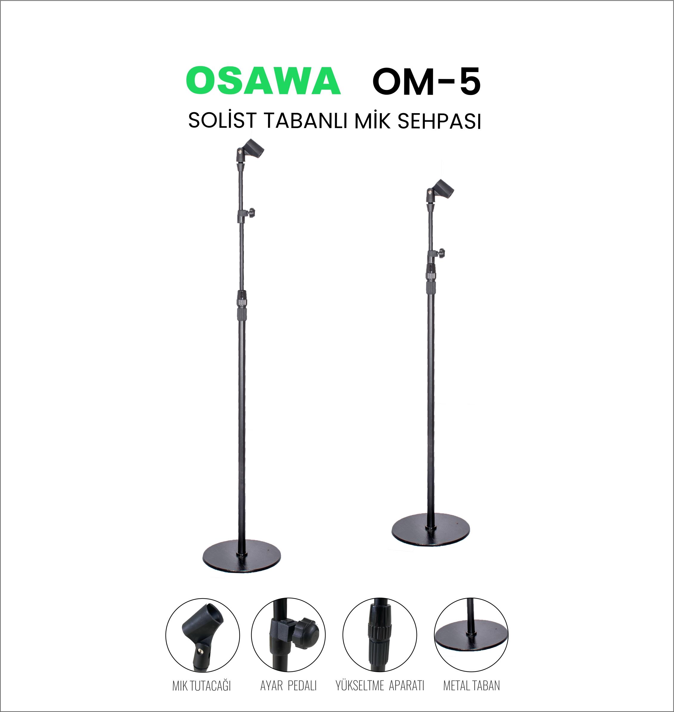 OSAWA OM-5 BOY MİKROFON SEHPASI