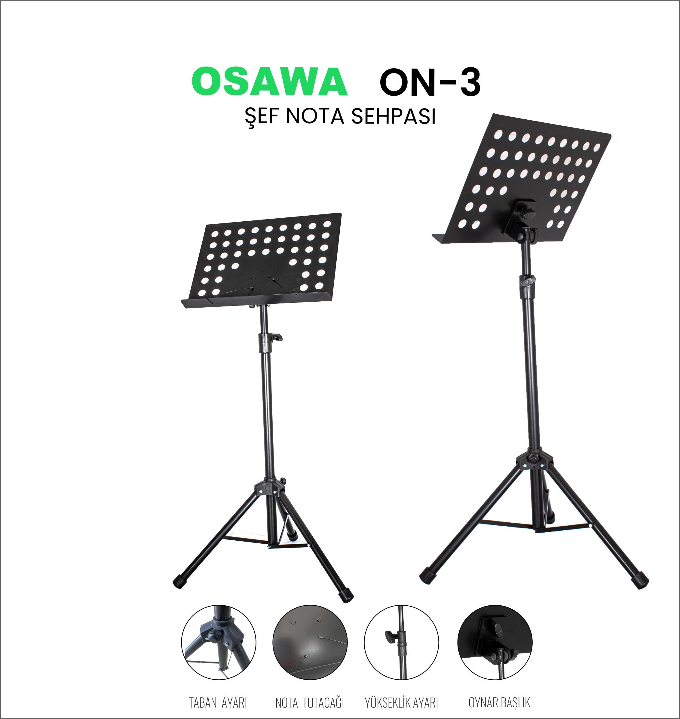OSAWA ON-3 ŞEF NOTA SEHPASI