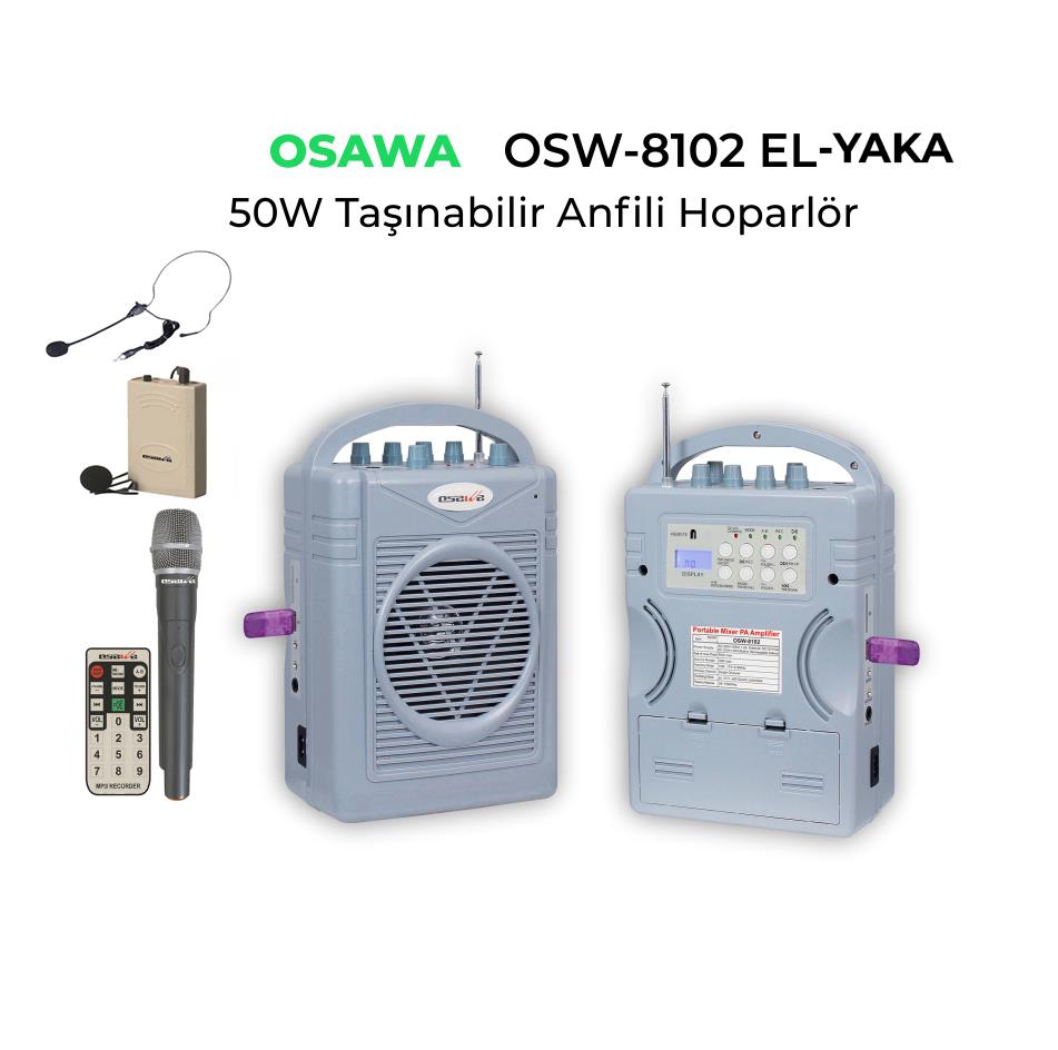 OSAWA OSW-8102EY EL-YAKA PORTATİF HOPARLÖR
