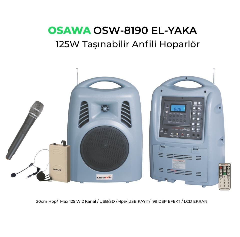 OSAWA OSW 8190EY EL-YAKA PORTATİF HOPARLÖR