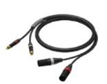 PROCAB PRA701/3 2 x XLR Male - 2 x RCA 3 MT