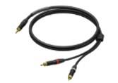 PROCAB PRA711/3 3.5 mm male stereo - 2 x RCA 3 MT