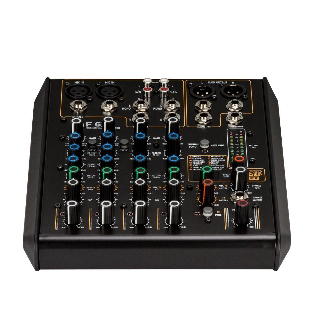 RCF F 6X 6 KANAL  MULTI-FX'Lİ MİKSER