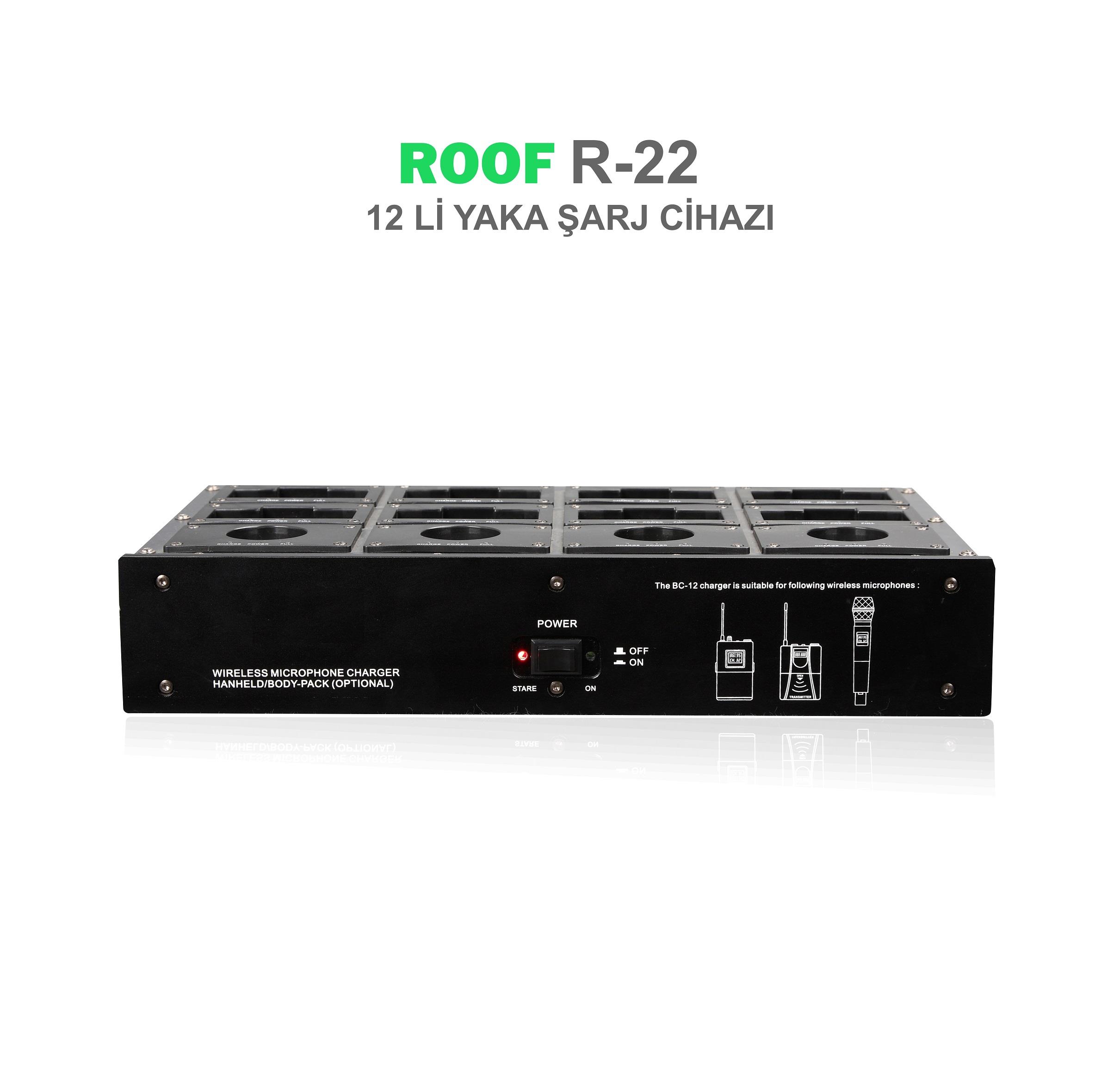 ROOF R-22 12'Lİ EL ŞARJ ÜNİTESİ