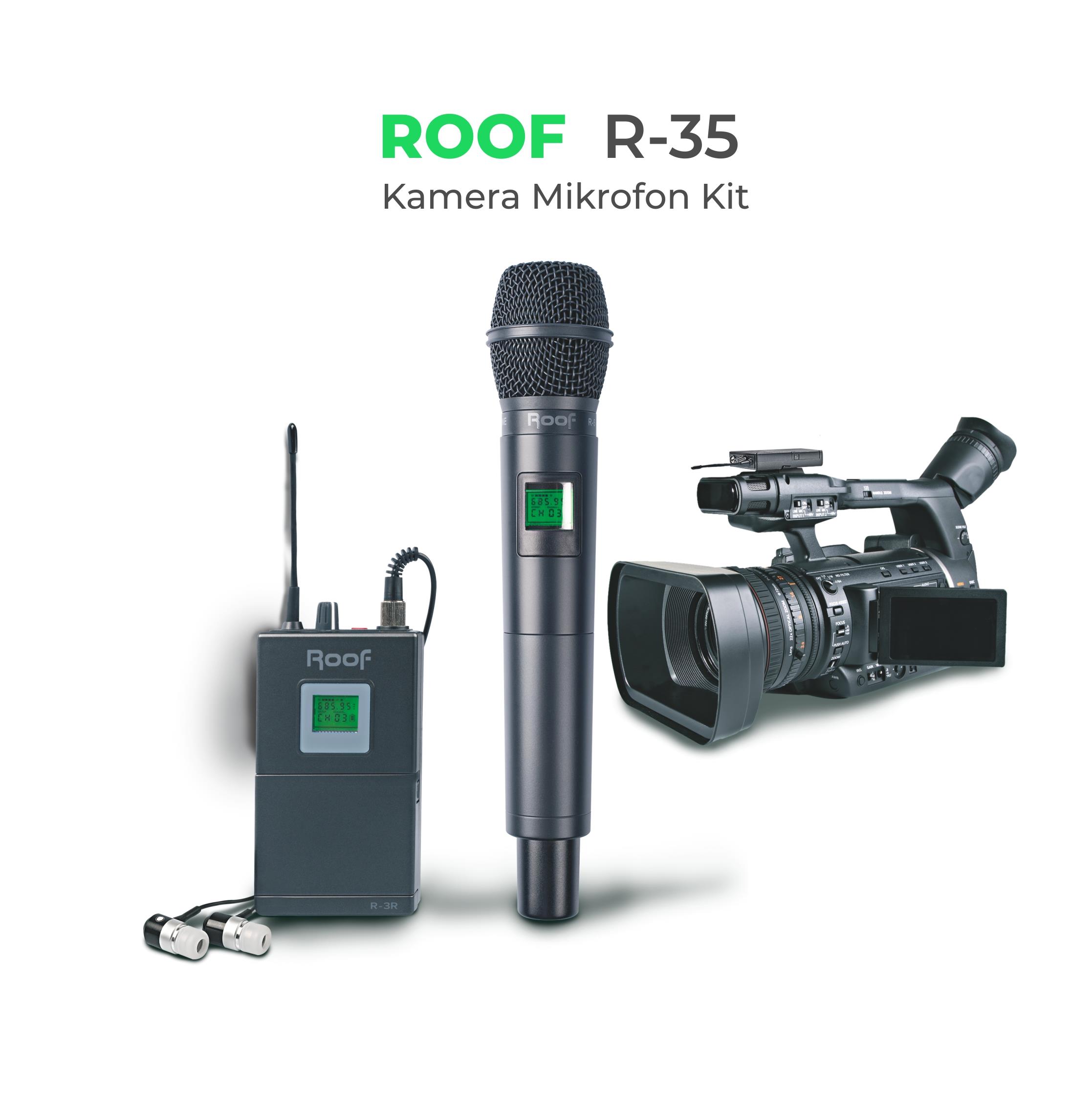 ROOF R-35 KAMERA ALICI -VERİCİ MİKROFON