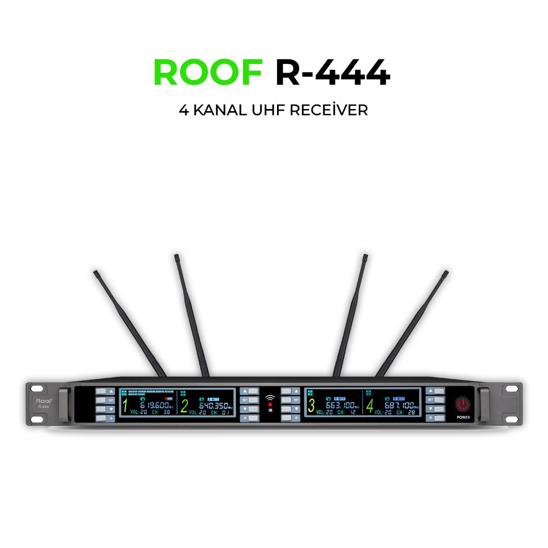 ROOF R-444 4 KANAL UHF RECEİVER