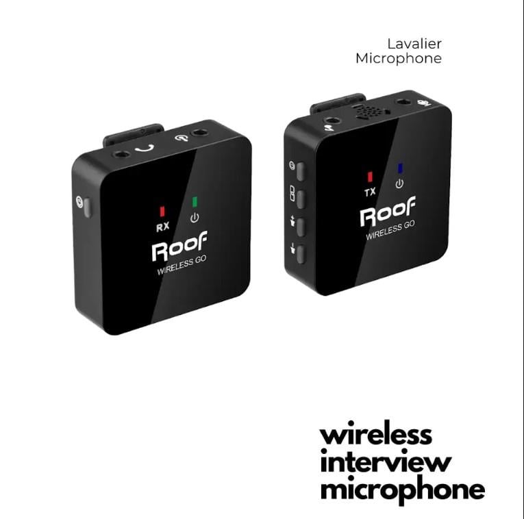 ROOF WIRELESS GO 1 TEK KİŞİLİK KABLOSUZ YAKA MİKROFONU
