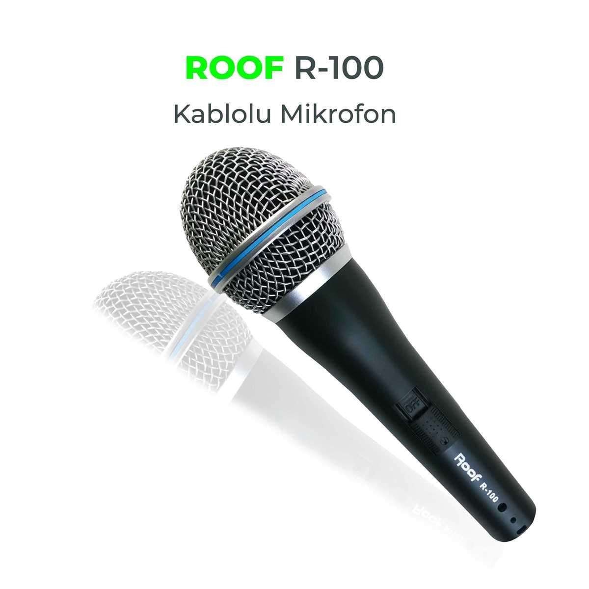 Roof R-100 Dinamik El Mikrofon
