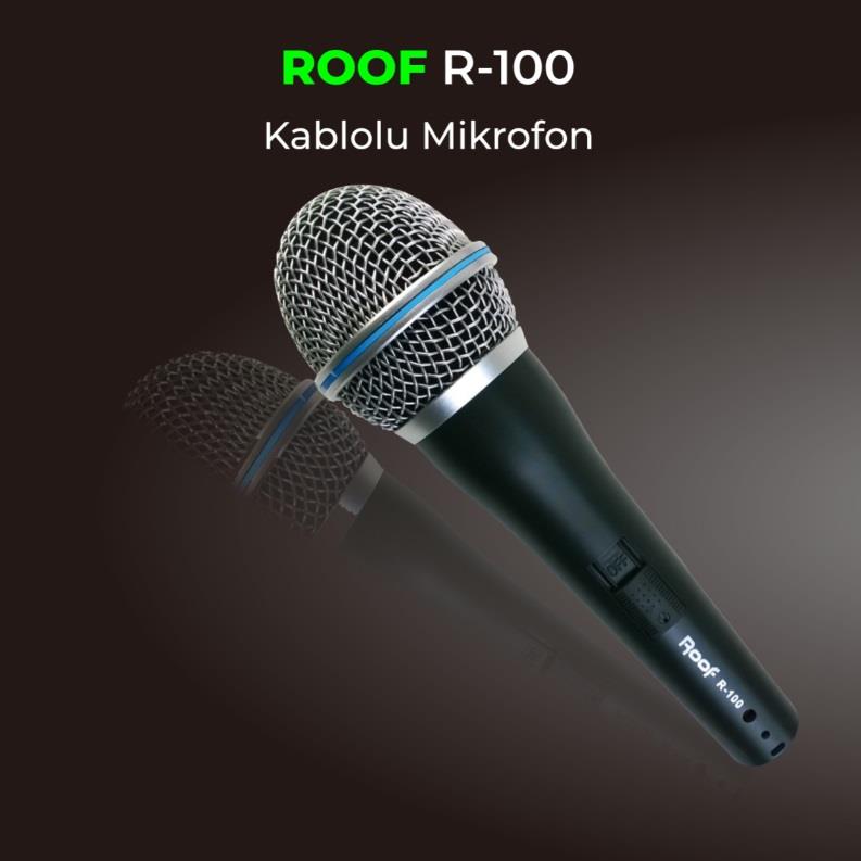 Roof R–100 KABLOLU VOKAL MİKROFON