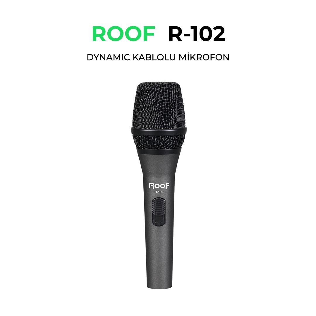 ROOF R-102 DİNAMİK VOKAL EL MİKROFON