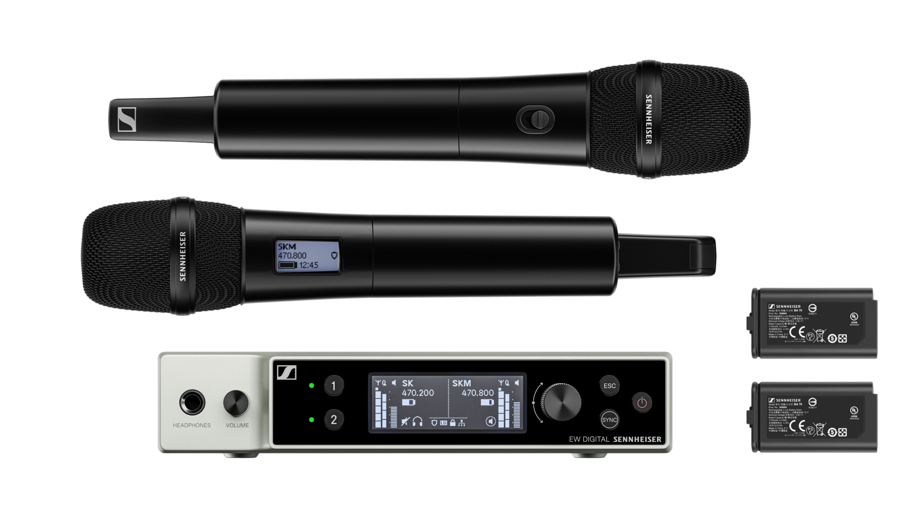 Sennhesier EW-DX 835-S Set (Q1-9)  ÇİFT EL TELSİZ