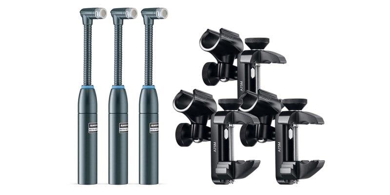 SHURE BETA 98AMP C-3PK 3'LÜ MİNYATÜR CONDENSER DAVUL MİKROFONU