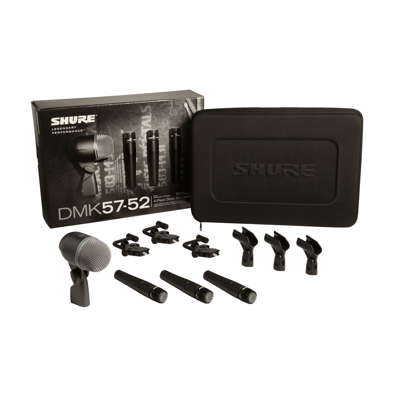 SHURE DMK57-52 4'lü DAVUL MİKROFON SETİ