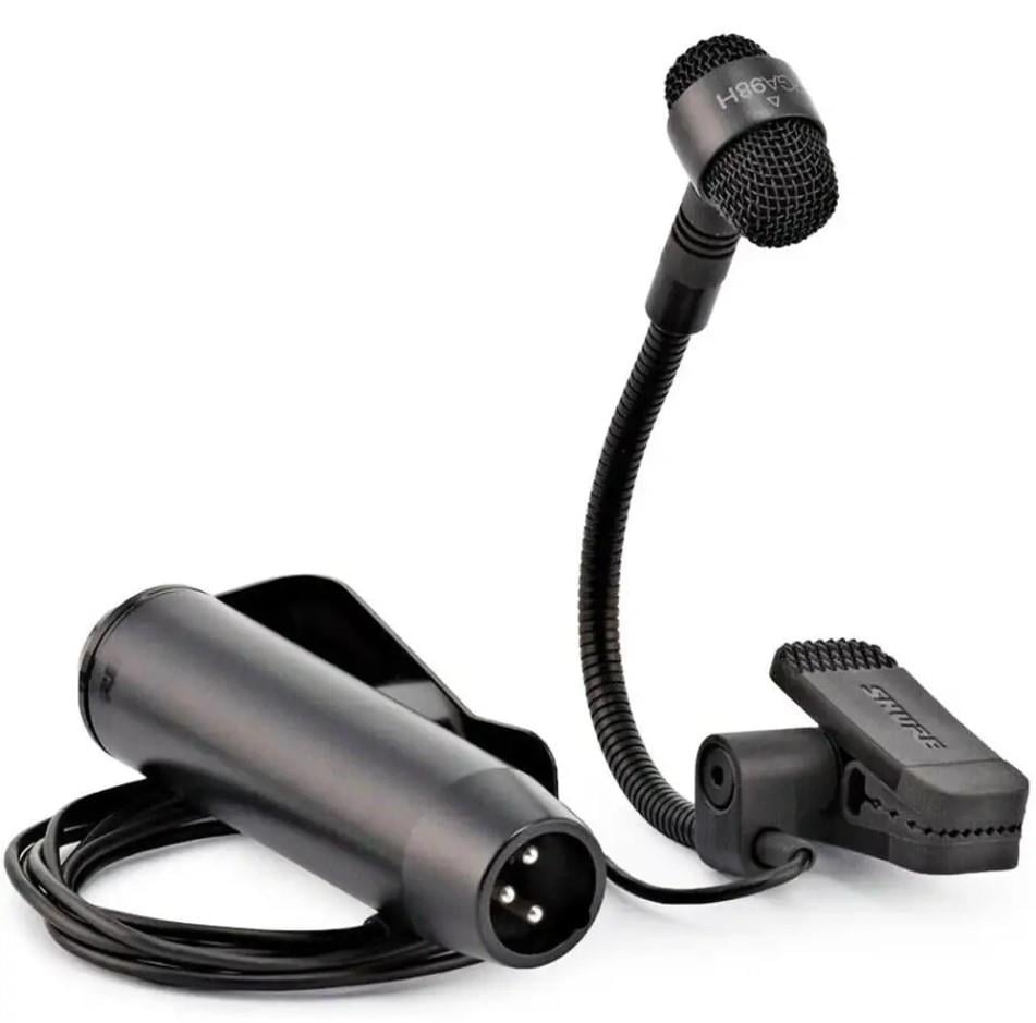 SHURE PGA98H-XLR KISKAÇLI NEFES ENSTÜRMAN MİKROFONU