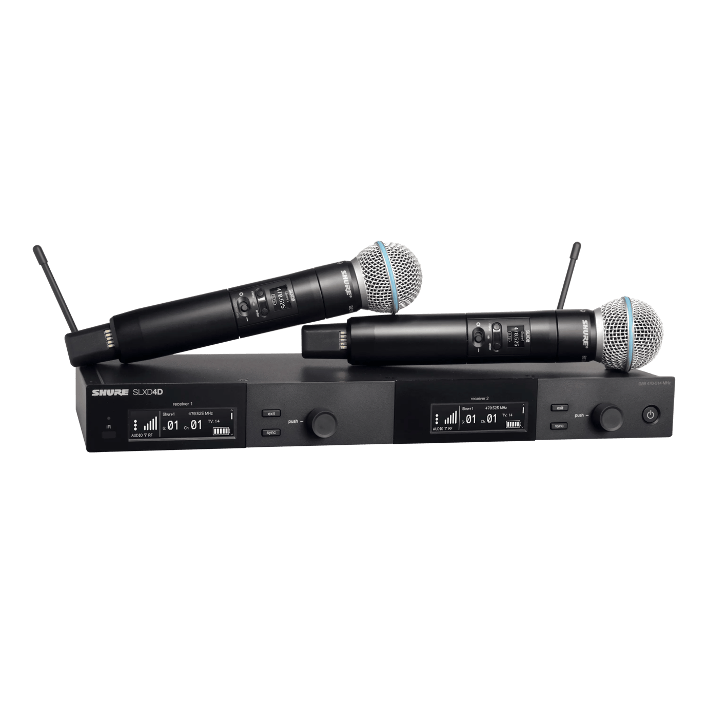SHURE SLXD24D/B58 ÇİFT EL TELSİZ MİKROFON