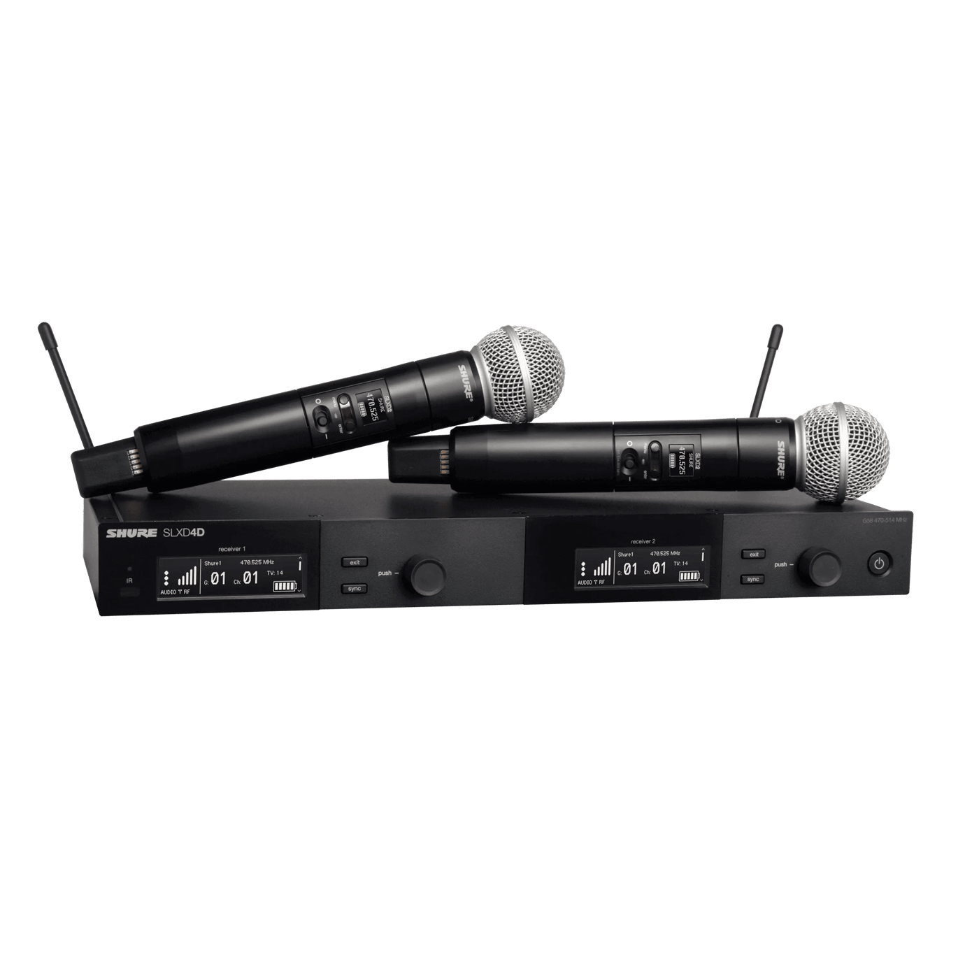 SHURE SLXD24D/SM58 ÇİFT EL TELSİZ MİKROFON