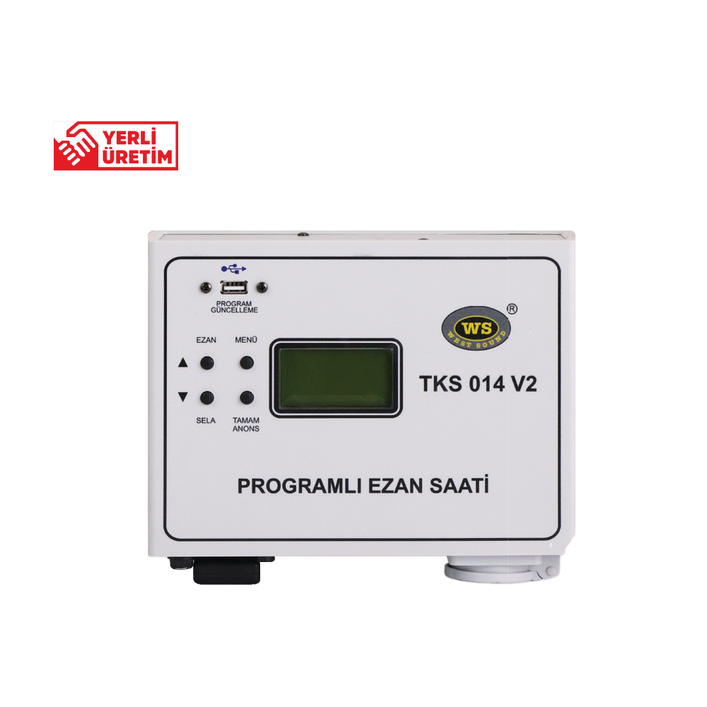 WEST SOUND TKS 014 V2 PROGRAMLI EZAN SAATİ