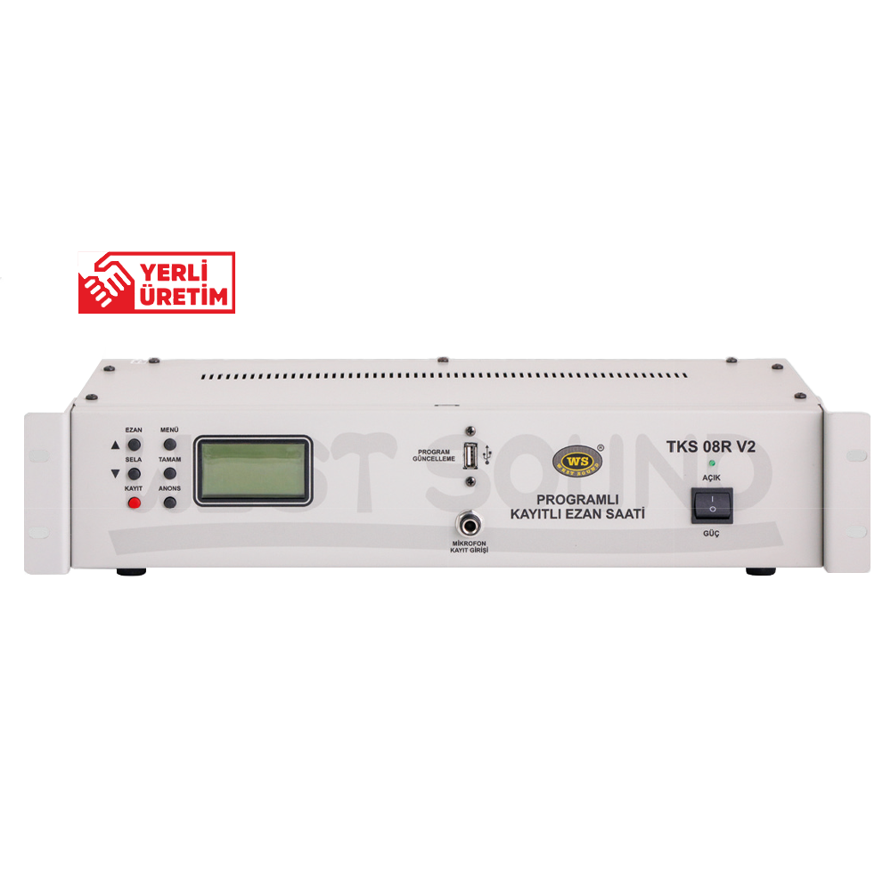 WEST SOUND TKS 08 R V2 PROGRAMLI EZAN SAATİ