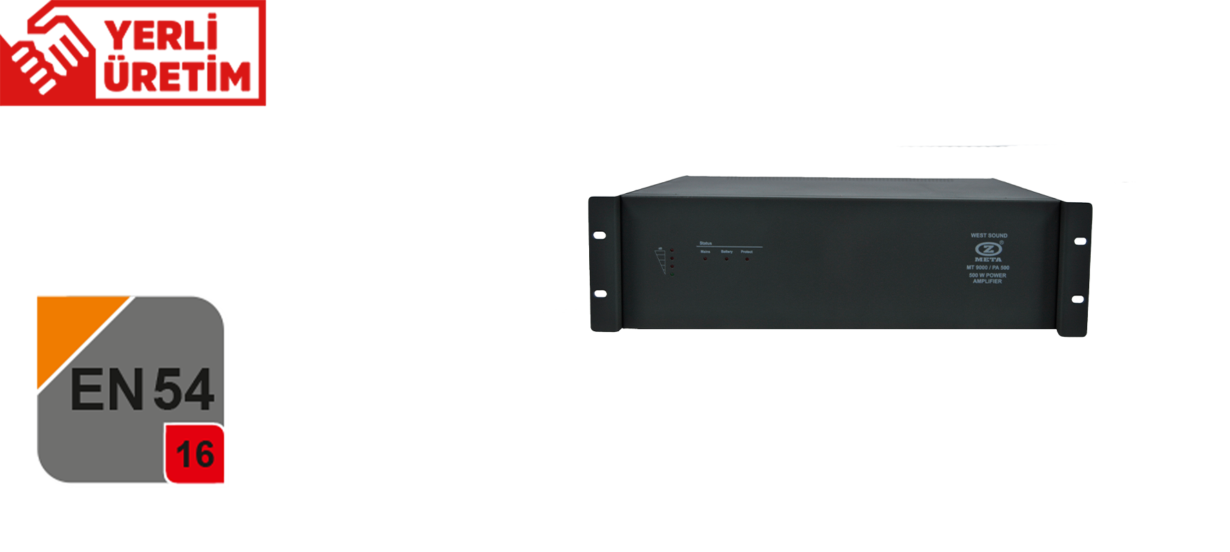 WEST SOUND MT9000/PA250 GÜÇ AMPLİFİKATÖRÜ