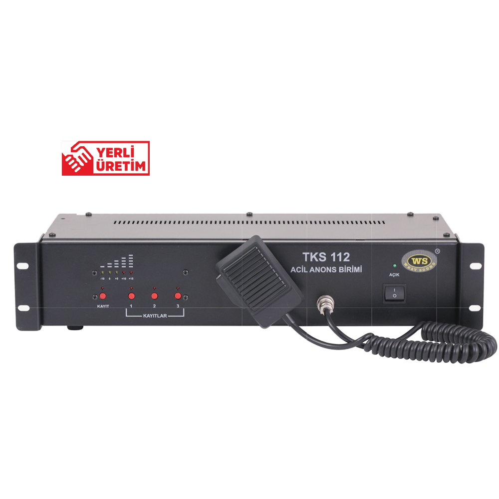 WEST SOUND TKS 112 ACL  ACİL ANONS VE MESAJ KAYIT ÜNİTESİ
