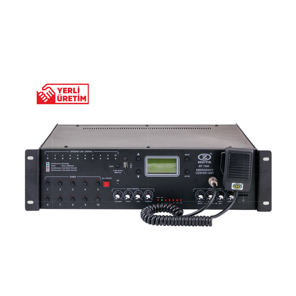 WEST SOUND MT 7000 ACİL DURUM MERKEZ ÜNİTESİ