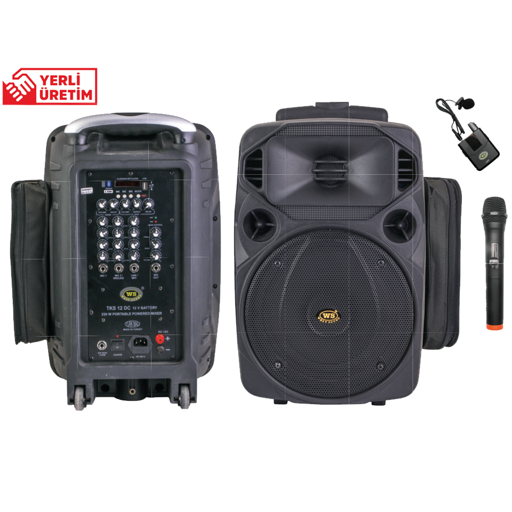WEST SOUND TKS 12 DC 12'' PORTATİF HOPARLÖR