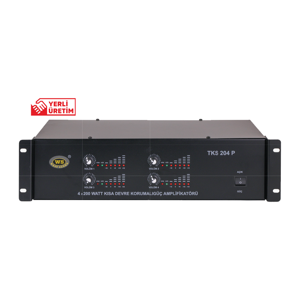 WEST SOUND TKS 104 P 4x100W POWER AMPLİFİKATÖR