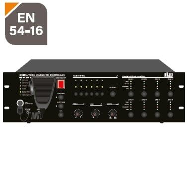 WÖLLER WPER-8500 8 BÖLGELİ EN54 ACİL ANONS MERKEZİ ÜNİTE