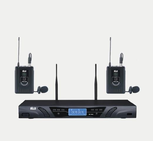 WÖLLER W-940YY ÇİFT YAKA 2x100 FREKANS TELSİZ MİKROFON