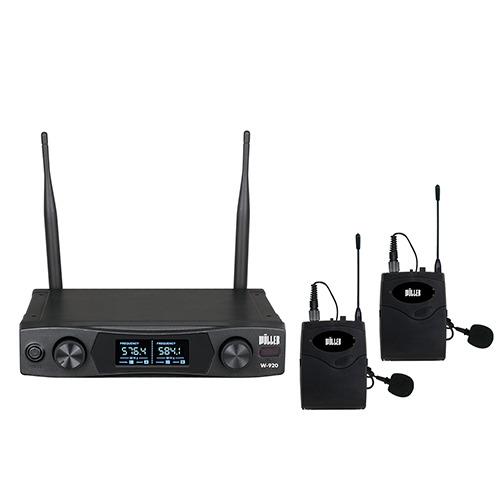WÖLLER W-920YY ÇİFT YAKA TELSİZ MİKROFON